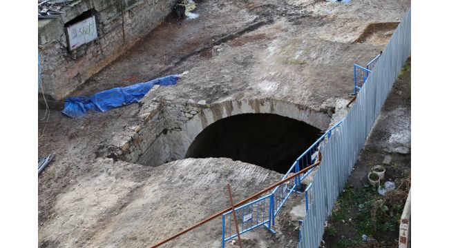 Gebze'de tarihi su sarnıcı gün yüzüne çıkıyor!