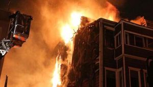 Kocaeli’de 3 bina alev alev yandı