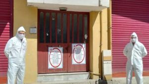 Kocaeli'de bir bina karantinaya alındı