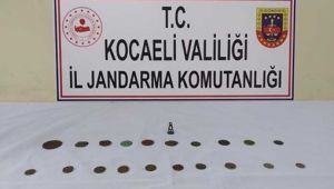 Kocaeli'de 35 tarihi eser ele geçirildi