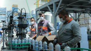 Kocaeli'de üretilen dezenfektan 6 ülkeye ihraç ediliyor