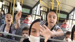 Maske takmayan kadına para cezası kesildi