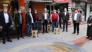 Mehmet Ellibeş'ten esnaf ziyareti