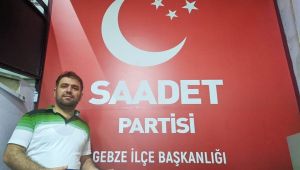 Saadet Partisi, Gebze için plaka bastırdı!