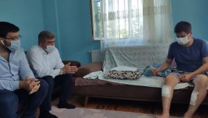 Sami Çakır'dan Tel Abyad gazisine ziyaret