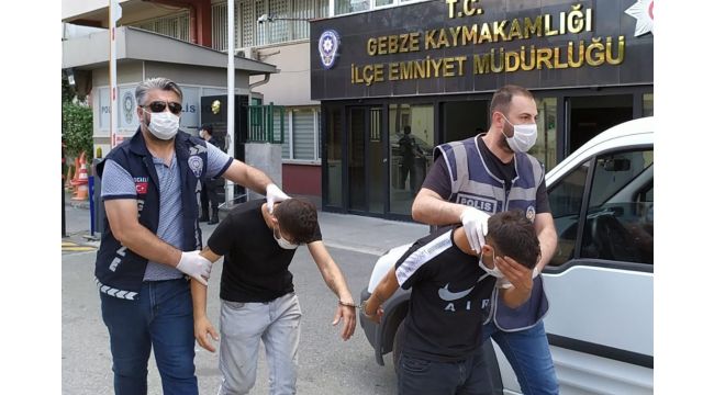 Suç makinesi gaspçılar Gebze'de yakalandı