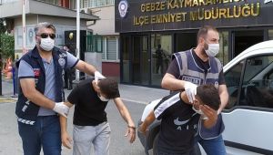 Suç makinesi gaspçılar Gebze'de yakalandı