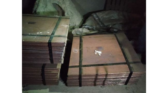 1 milyonluk 26 ton saf bakır çalan hırsızlar yakalandı