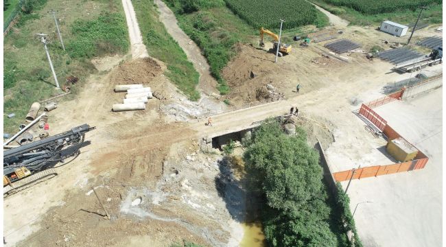 2 mahalleyi 4 şeritli modern köprü birbirine bağlayacak
