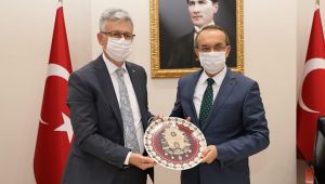Ellibeş ve ekibinden Vali Yavuz'a hayırlı olsun ziyareti