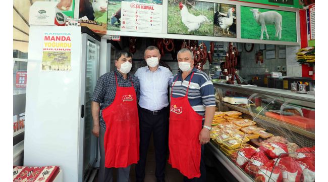 Başkan Büyükakın, Kandıra esnafıyla buluştu