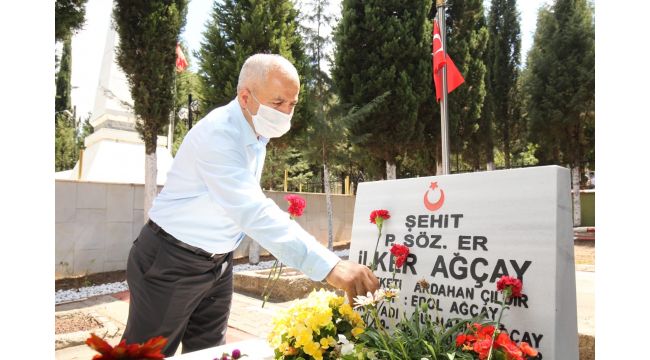 Başkan Büyükgöz’den Arife günü ziyaretleri