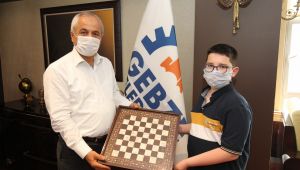 Başkan Büyükgöz LGS birincisini ağırladı