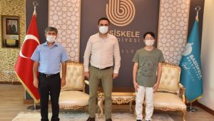 Başkan Özlü, LGS birincisi Burak Bera Özbay’ı ağırladı
