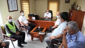Bıyık birim müdürleri ve şeflerle bir araya geldi