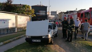 Darıca’da 2 otomobil çarpıştı: 1 yaralı