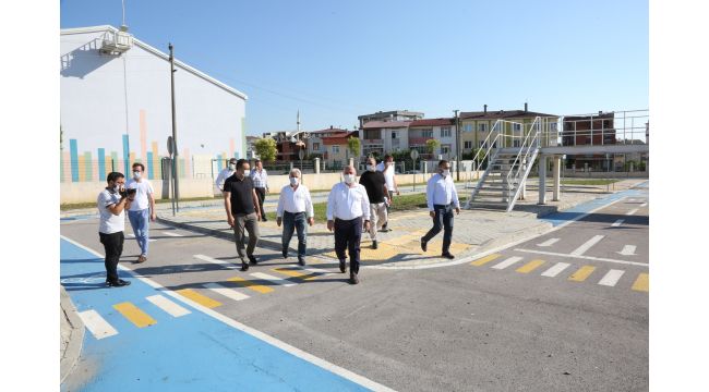 Darıca Trafik Eğitim Parkı tamamlanıyor