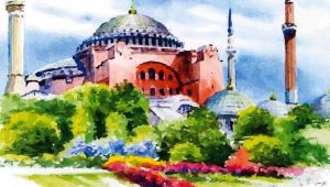 Gebze’de Ayasofya Konulu Resim Yarışması