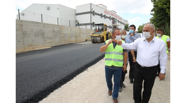 Gebze’de hummalı asfalt çalışmaları