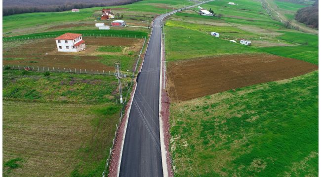 Kandıra köy yolları artık daha konforlu