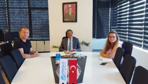 Kaymakam Güler'den Şamil Tahmaz'a ziyaret