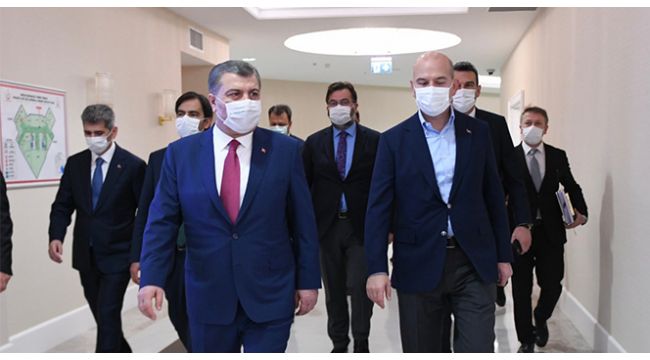 Soylu ve Koca, Kurban Bayramı tedbirleri için bir araya geldi
