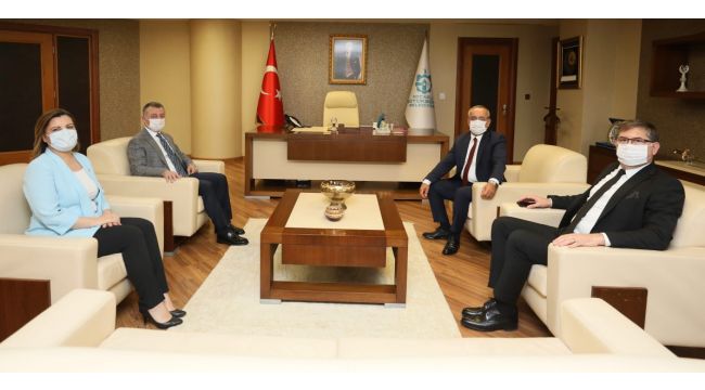 TBMM Başkanvekili, Başkan Büyükakın’ı ziyaret etti