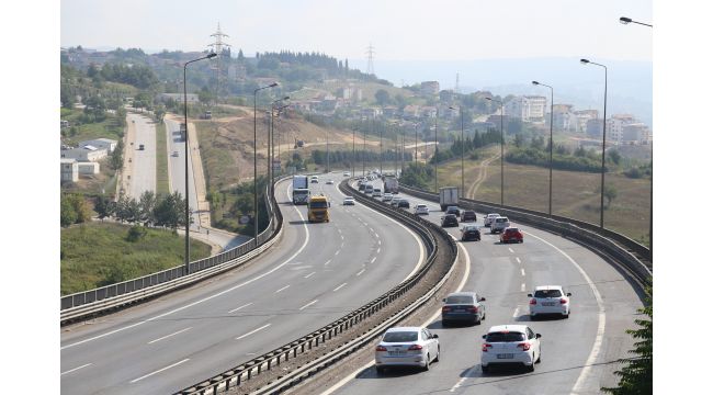 TEM’deki bayram yoğunluğu azaldı