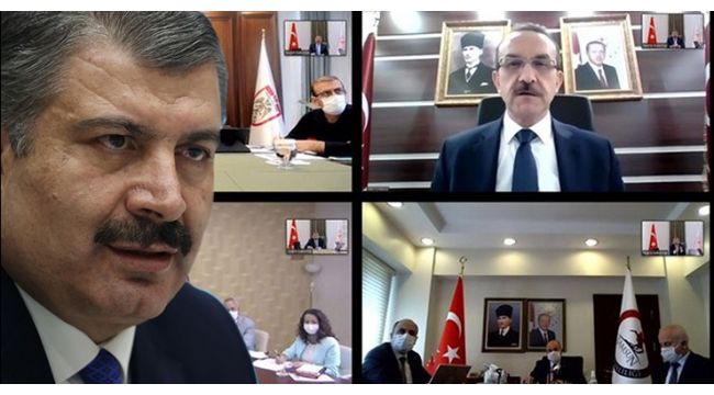 Bakan Koca, Vali Yavuz'la görüştü
