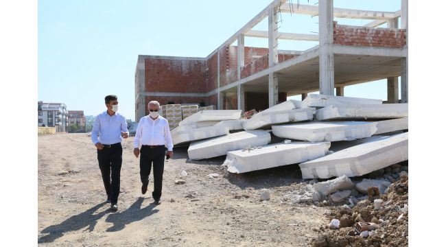 Başkan Aygün spor kompleksini inceledi