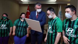 Başkan destek verdi, Down Kafe açılıyor