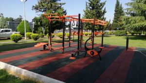 Büyükşehir ilk workout spor istasyonu Yahya Kaptan’da kuruldu