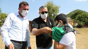 Çocuklar spor malzemesi istedi Başkan Büyükakın gönderdi