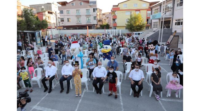 Darıca'da çocuklar gönüllerince eğlendi