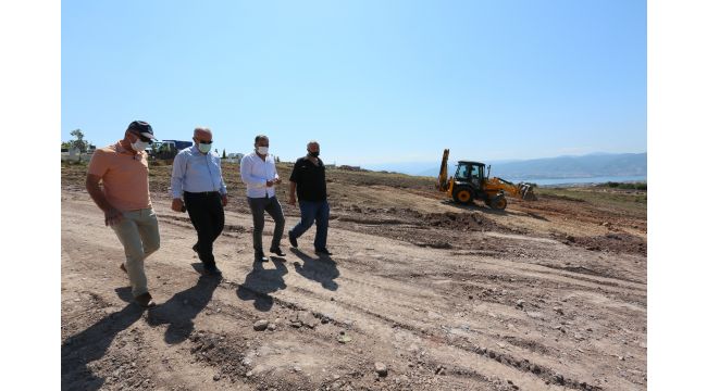 Derince’de mezarlık alanı genişletiliyor