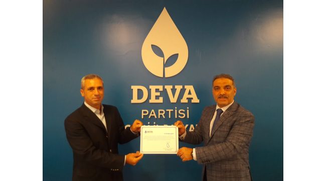 DEVA Partisi Darıca ilçe başkanını atadı