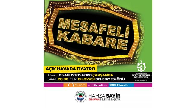 Dilovalılar açık hava tiyatrosunda buluşacak