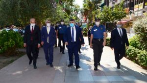 Emniyet Müdürü Tipioğlu koronavirüs denetimlerine katıldı