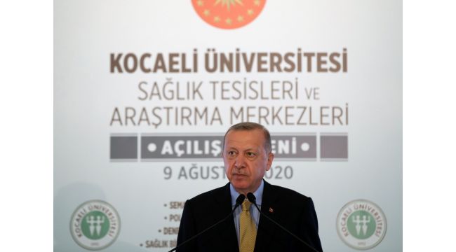 Erdoğan'dan Kocaeli'deki açılışta kritik uyarı