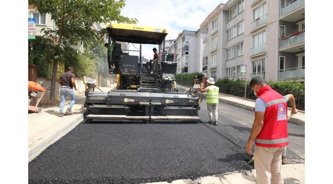 Fen İşlerinden sıfır asfalt çalışması