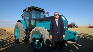 Gebze'de üretilen traktör tarlaya inmeye hazırlanıyor