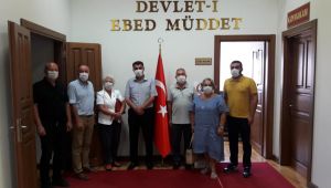 Özdinçer ve ekibinden Kaymakam Kara'ya ziyaret