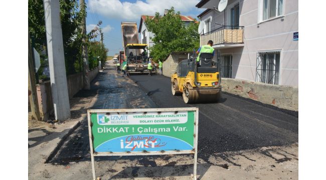 Tüysüzler'de asfalt yollar elden geçirildi
