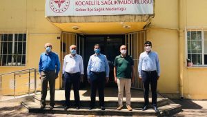 Yaman ve Büyükgöz'den İlçe Sağlık'a ziyaret