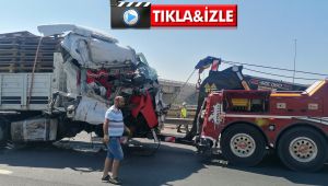 Zincirleme kaza TEM'deki trafiği kilitledi
