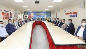 AK Partili ilçe başkanlarının ilk durağı Mehmet Ellibeş oldu