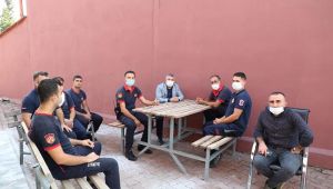 Başkan Şayir’den itfaiye personeline ziyaret
