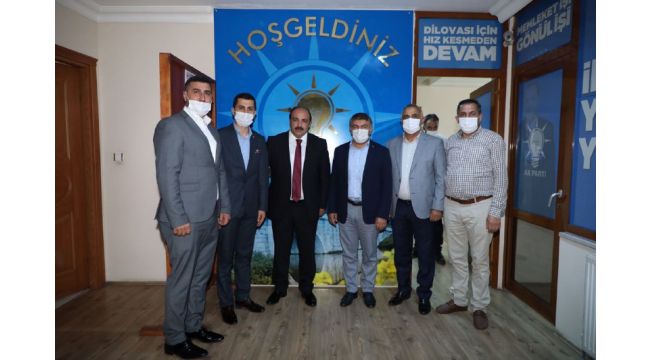 Başkan Şayir'den Yıldırım'a hayırlı olsun ziyareti