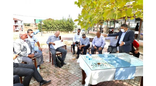 Başkan Şayir, muhtarlarla istişare yaptı