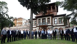Büyükakın ve Ellibeş, MHP'li başkanları ağırladı